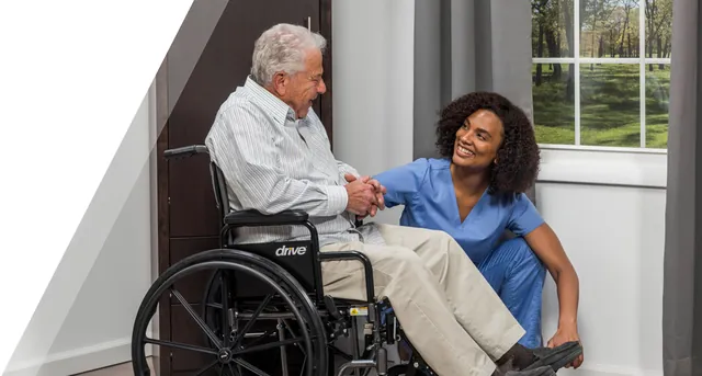 Silla de ruedas Drive en cuidado domiciliario