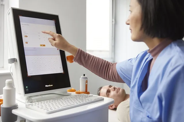 Pantalla táctil del FibroScan® Compact 530