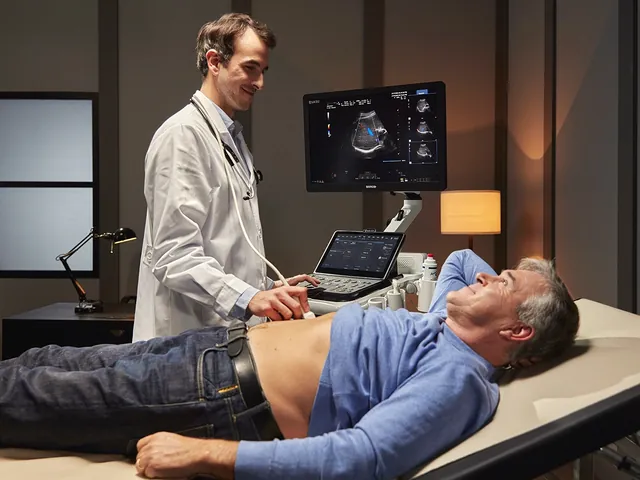 Ecografía abdominal con MyLab™A70